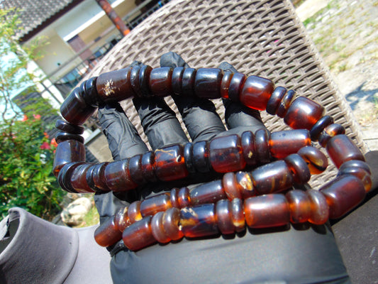 105 gram Small Beads Combination Necklace Indonesian Amber for Healing NK32