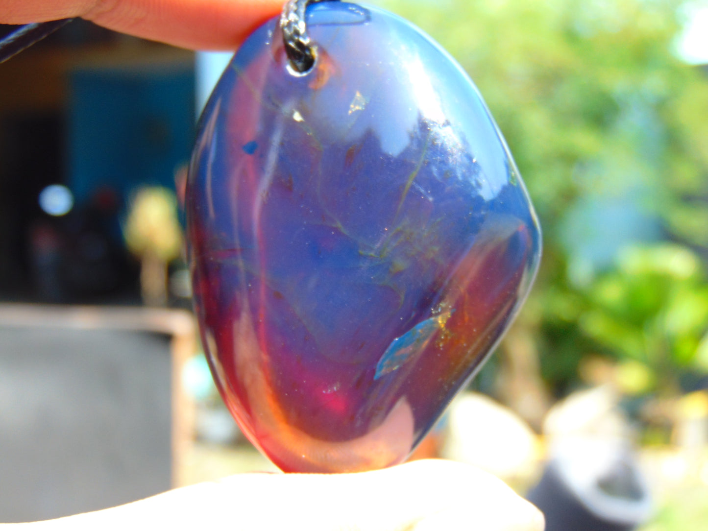 21 gram Pendant Indonesian Blue Amber for Healing 26N148