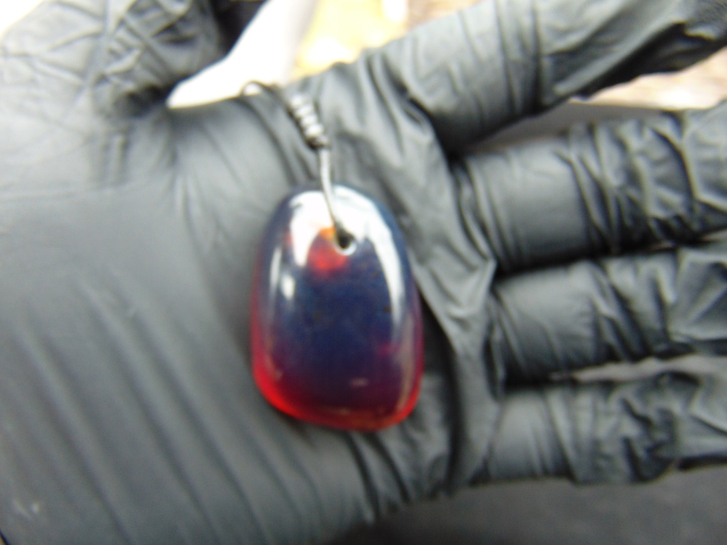 13 gram Pendant Indonesian Blue Amber for Healing PCN277