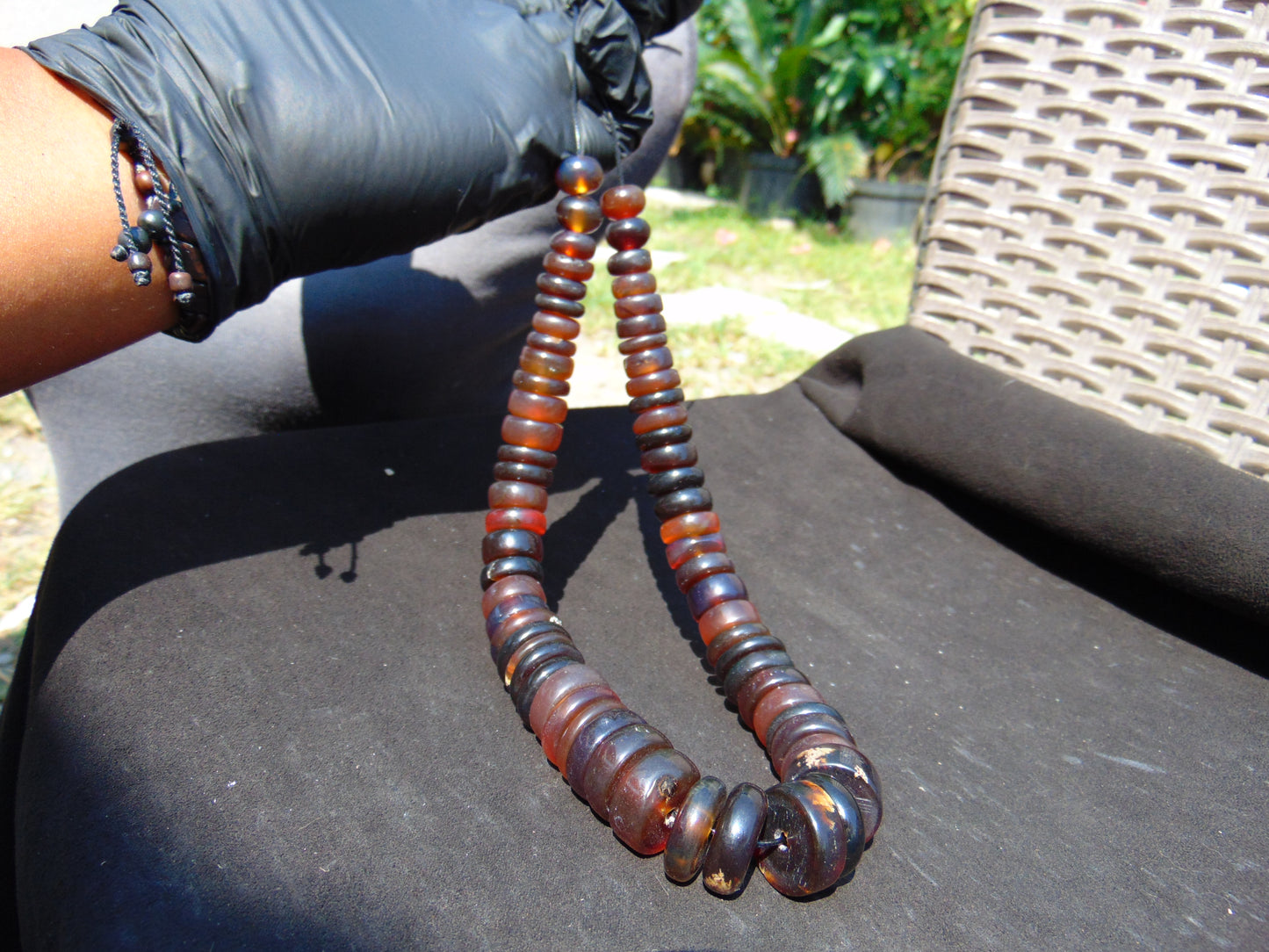 81 gram Small Beads Combination Necklace Indonesian Amber for Healing NE3A