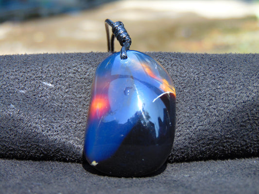10 gram Pendant Indonesian Blue Amber for Healing 26Y190