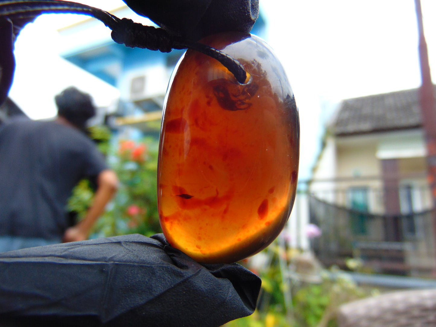 13 gram Pendant Indonesian Blue Amber for Healing PCN277