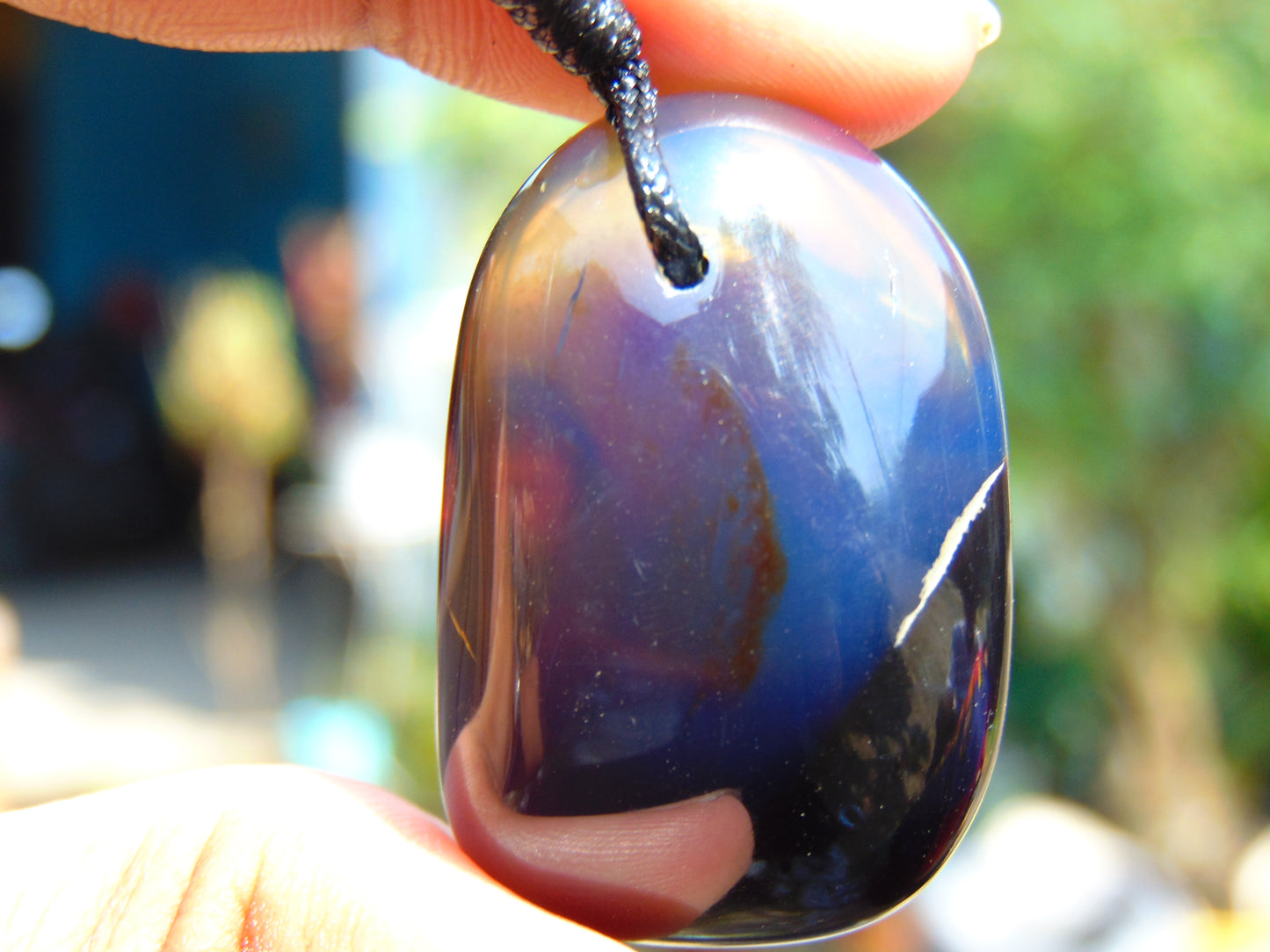 10 gram Pendant Indonesian Blue Amber for Healing 26Y190