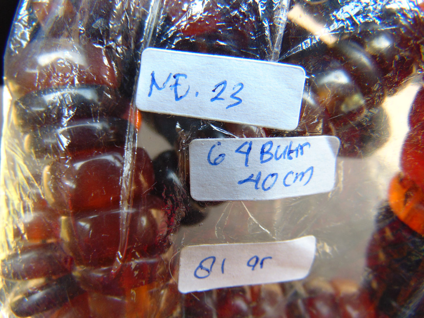 81 gram Small Beads Combination Necklace Indonesian Amber for Healing NE3A