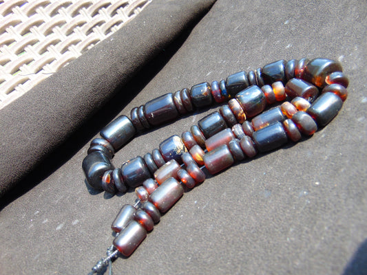103 gram Small Beads Combination Necklace Indonesian Amber for Healing NK20
