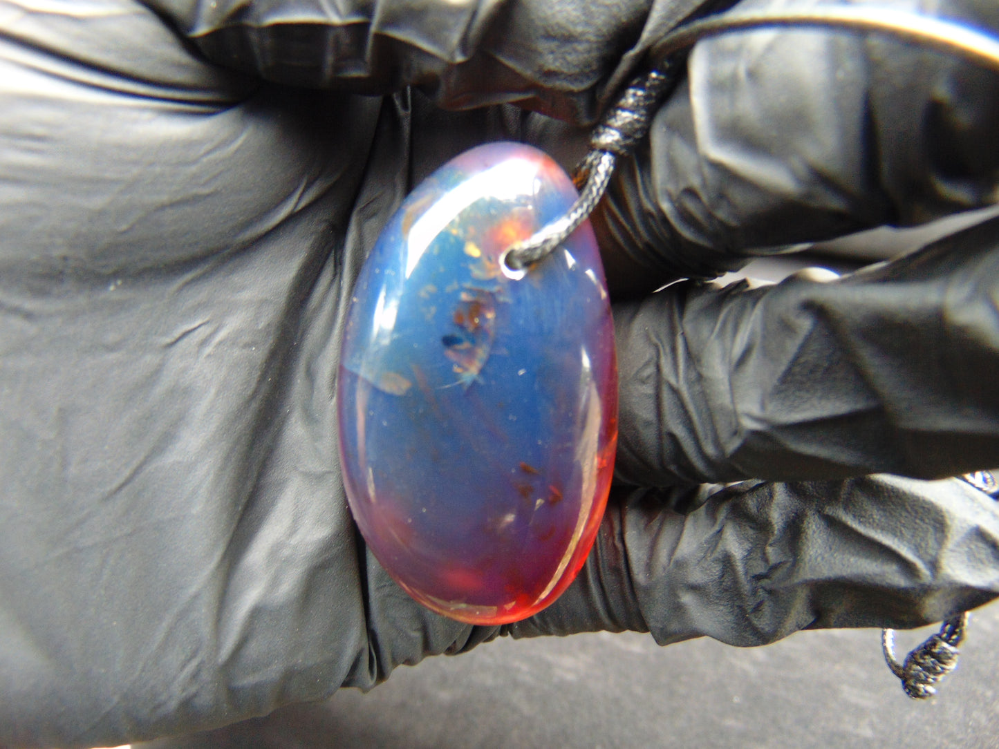 12 gram Pendant Indonesian Blue Amber for Healing PCY620