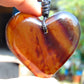 26 gr Heart Pendant Indonesian Amber for Healing 26N165