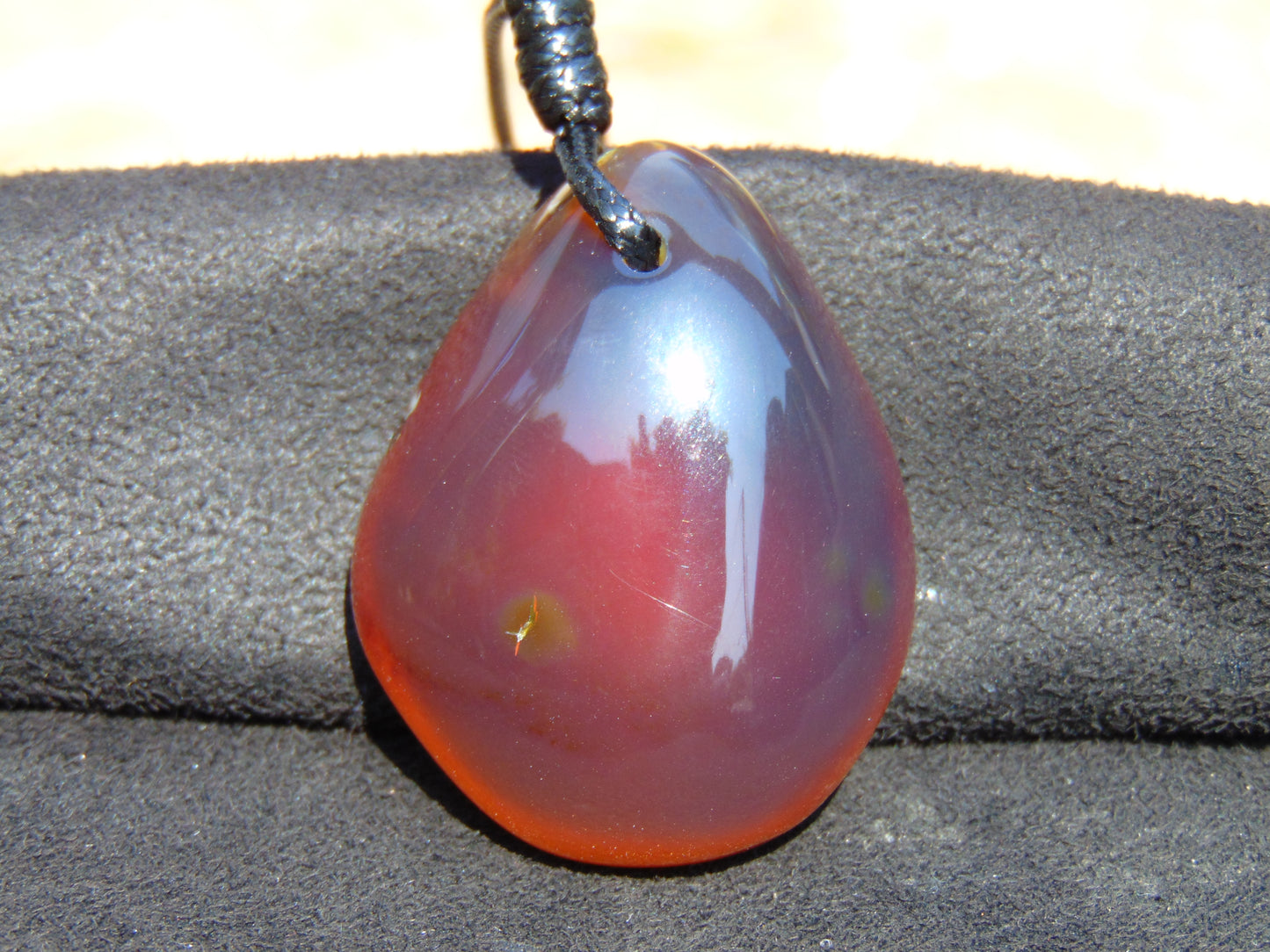 17 gram Pendant Indonesian Blue Amber for Healing 26N152
