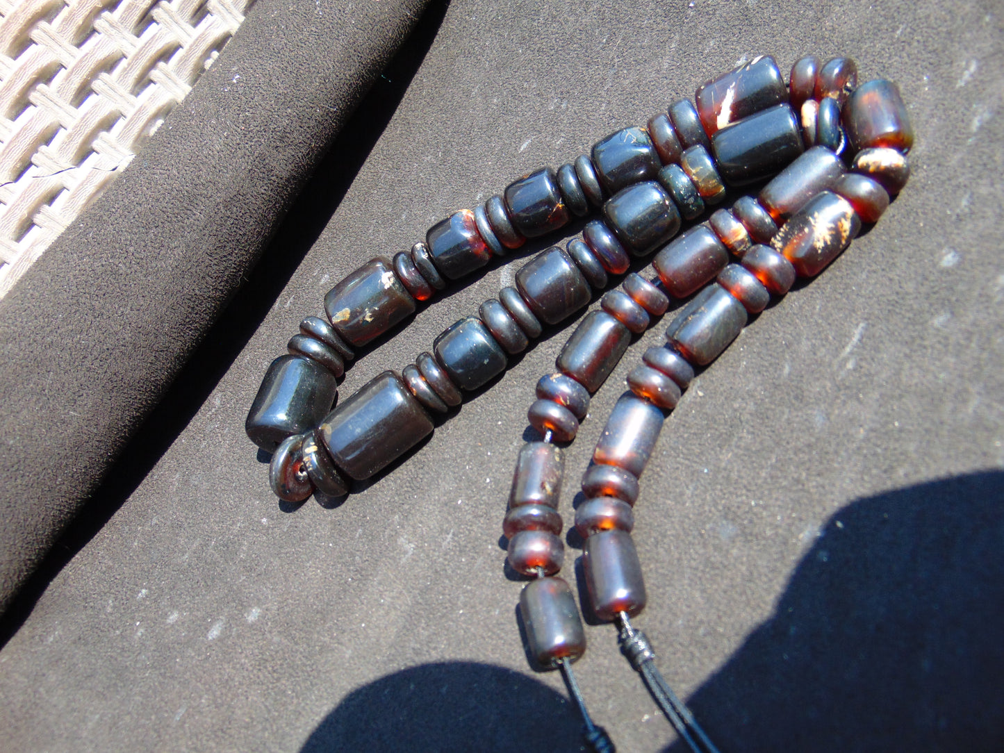 99 gram Small Beads Combination Necklace Indonesian Amber for Healing NK11