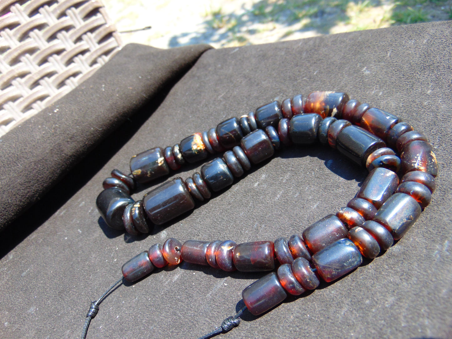 99 gram Small Beads Combination Necklace Indonesian Amber for Healing NK11