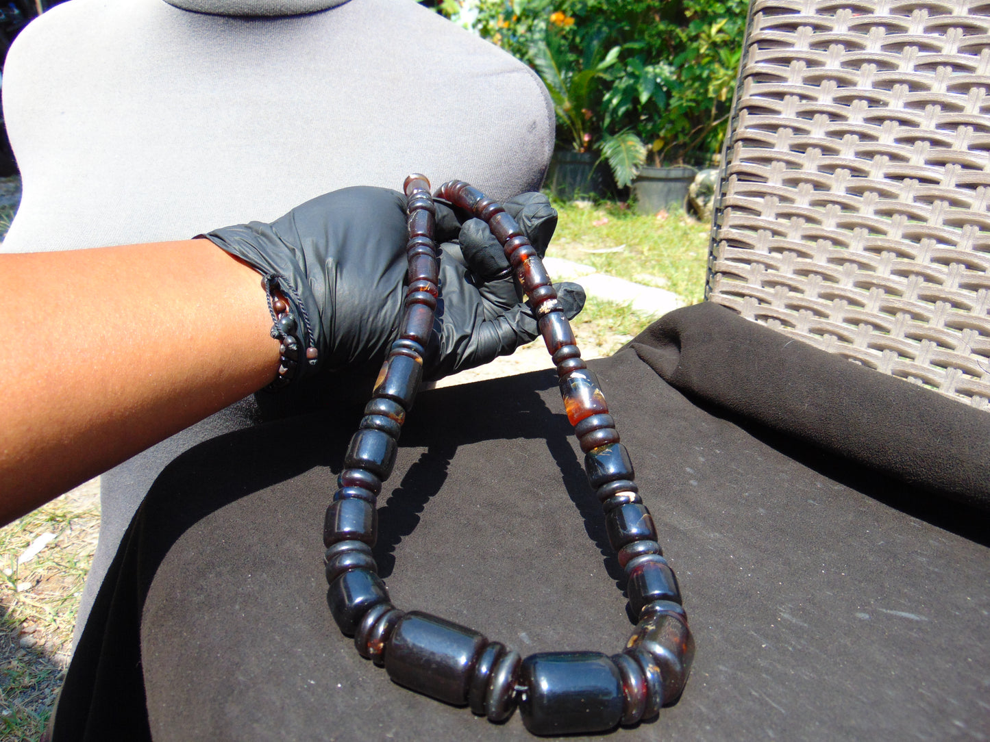 99 gram Small Beads Combination Necklace Indonesian Amber for Healing NK11