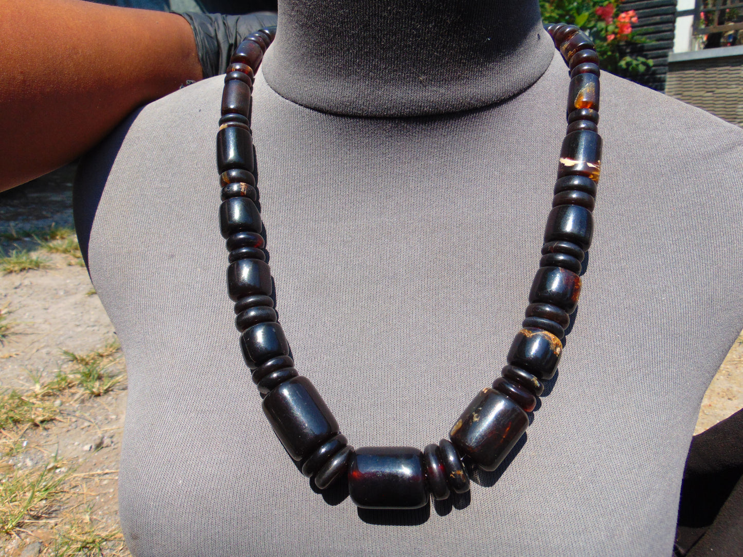 99 gram Small Beads Combination Necklace Indonesian Amber for Healing NK11