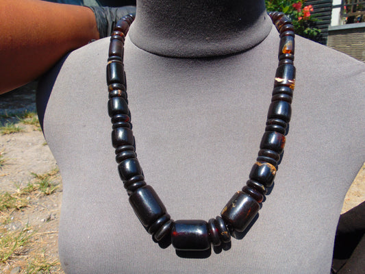 99 gram Small Beads Combination Necklace Indonesian Amber for Healing NK11