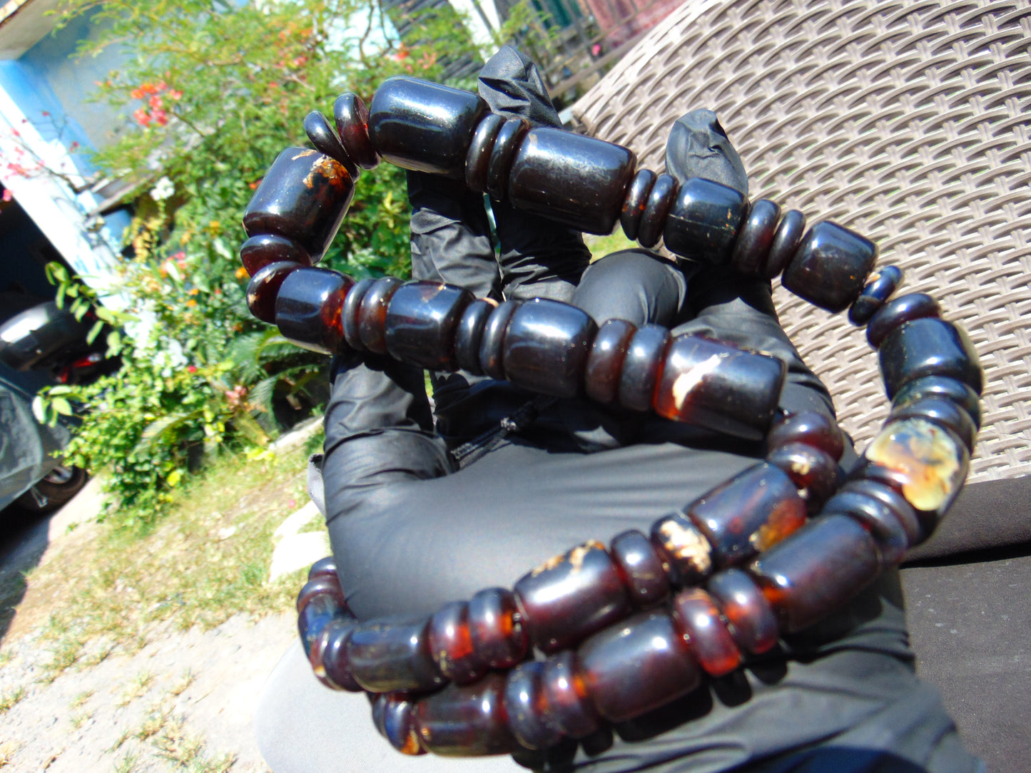 99 gram Small Beads Combination Necklace Indonesian Amber for Healing NK11