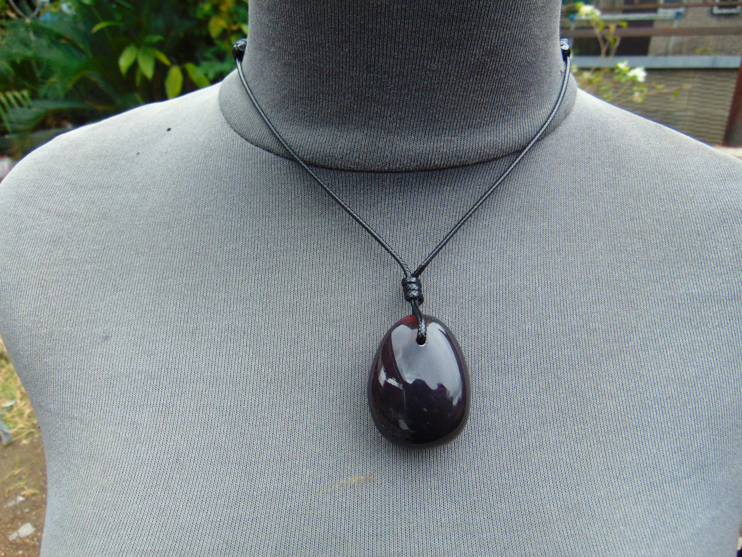 15 gram  Teardrop Pendant Indonesian Blue Amber for Healing PC84
