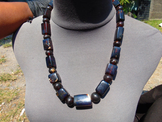 85 gram Small Beads Combination Necklace Indonesian Amber for Healing NK16