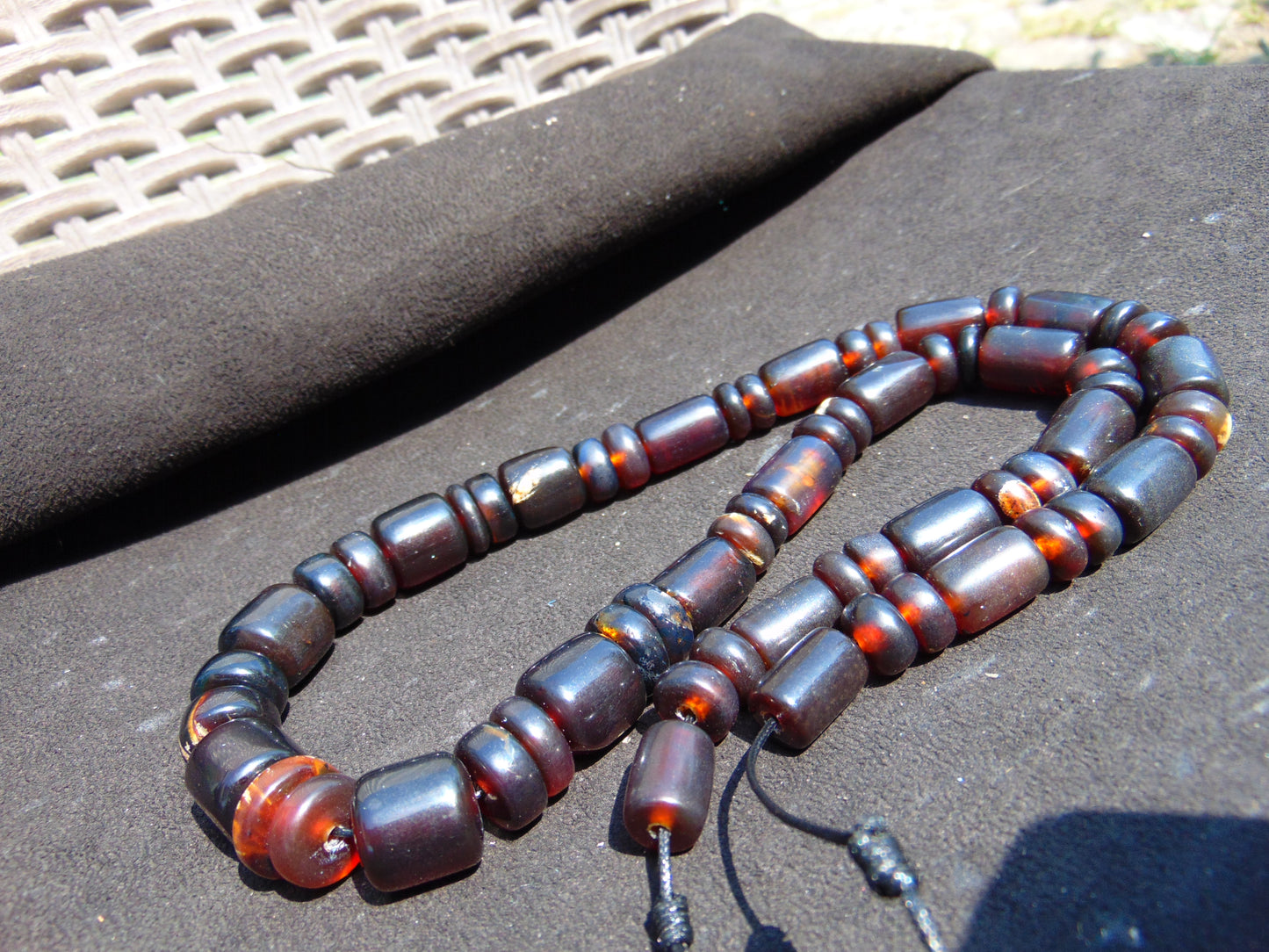 71 gram Small Beads Combination Necklace Indonesian Amber for Healing NK22