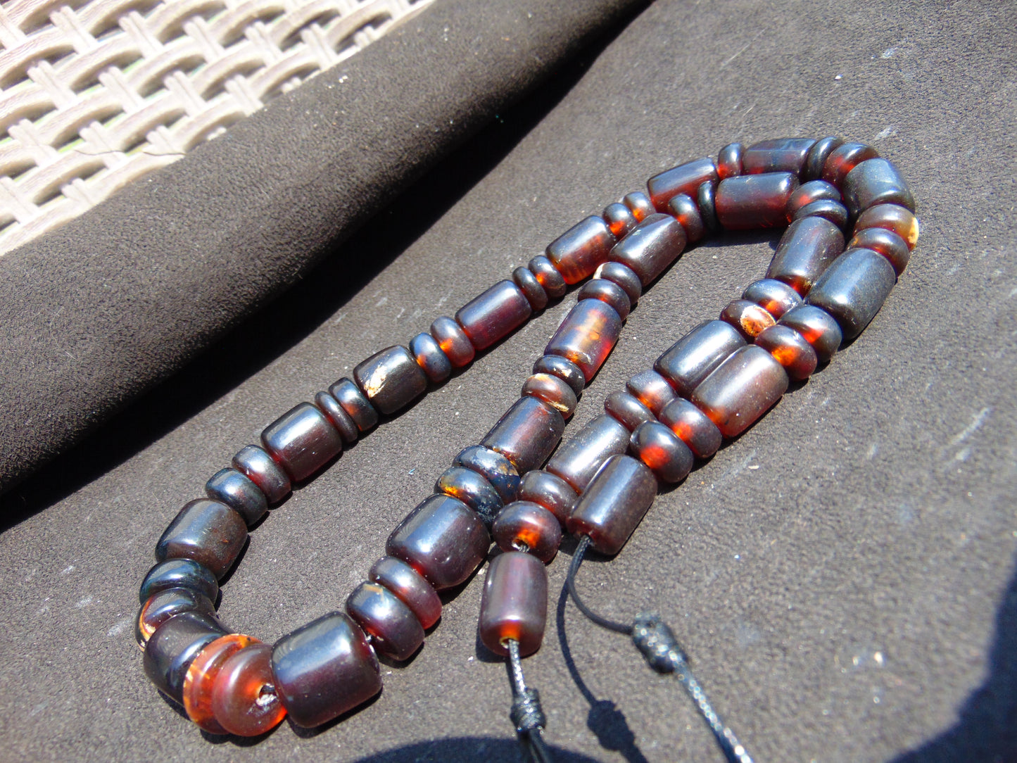 71 gram Small Beads Combination Necklace Indonesian Amber for Healing NK22