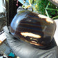 370 gr Shaped Square Polished Indonesian Mushroom Inclusion Dark Blue Amber for Healing AR96