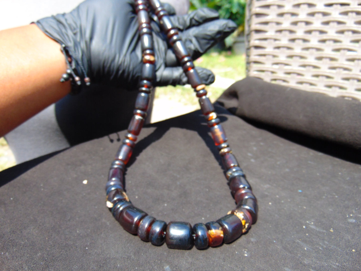 71 gram Small Beads Combination Necklace Indonesian Amber for Healing NK22