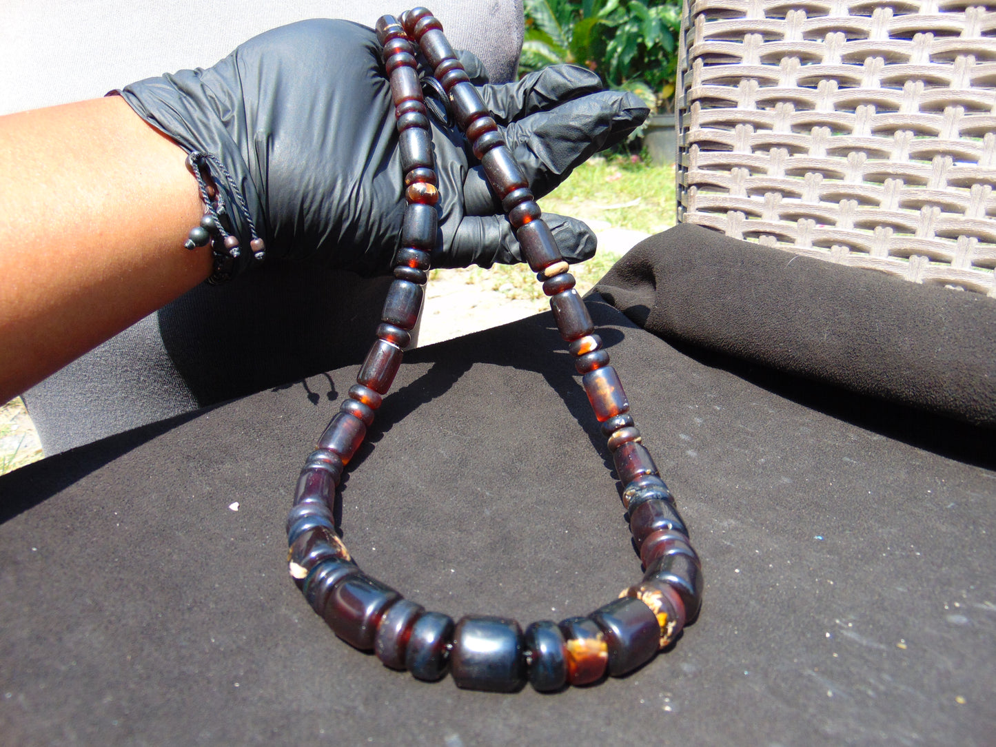 71 gram Small Beads Combination Necklace Indonesian Amber for Healing NK22