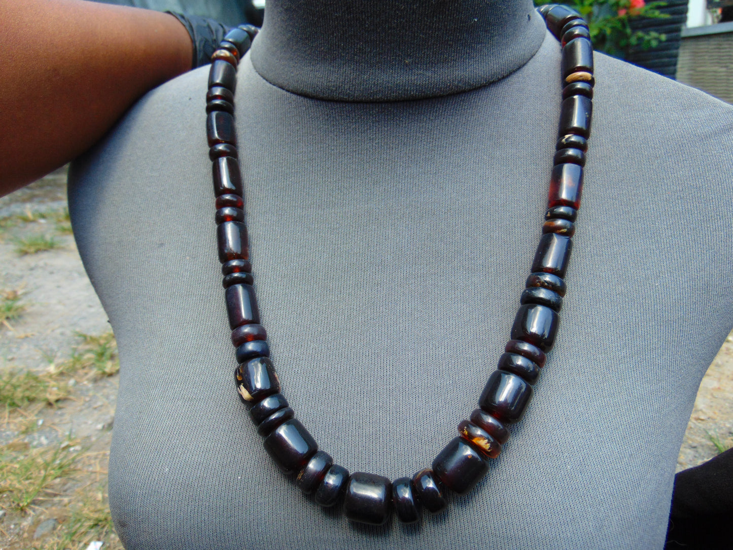71 gram Small Beads Combination Necklace Indonesian Amber for Healing NK22