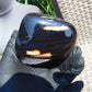 370 gr Shaped Square Polished Indonesian Mushroom Inclusion Dark Blue Amber for Healing AR96