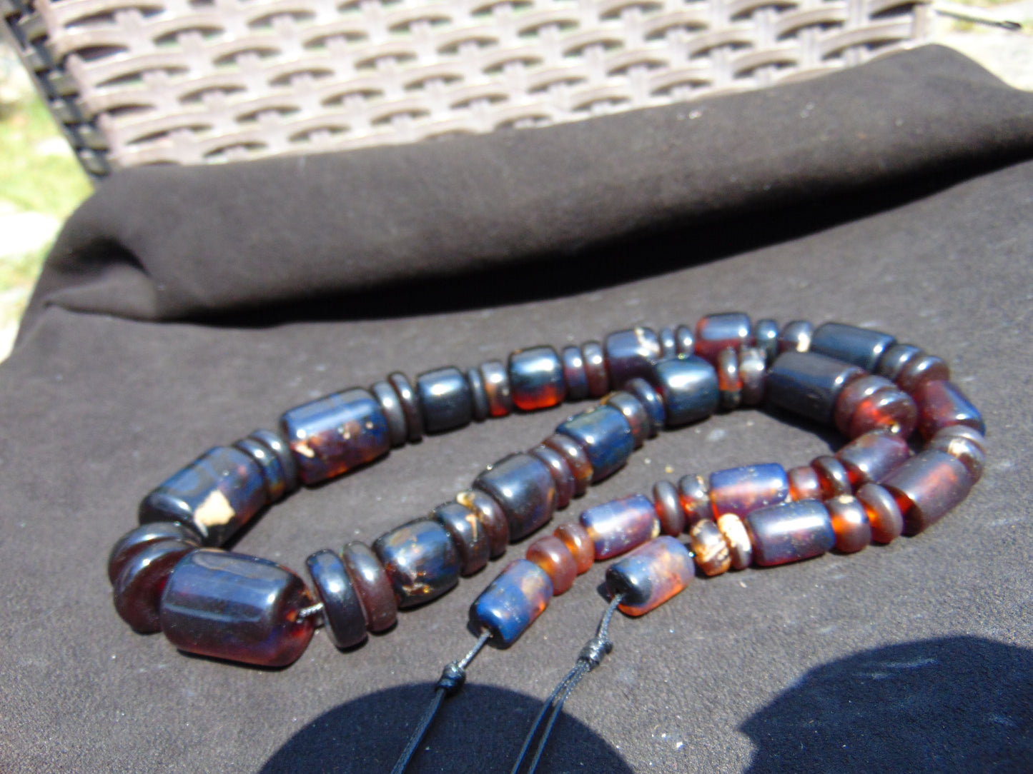 108 gram Small Beads Combination Necklace Indonesian Amber for Healing NK7
