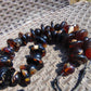 267 gr Big Necklace Indonesian Dark Red Amber for Healing AL11