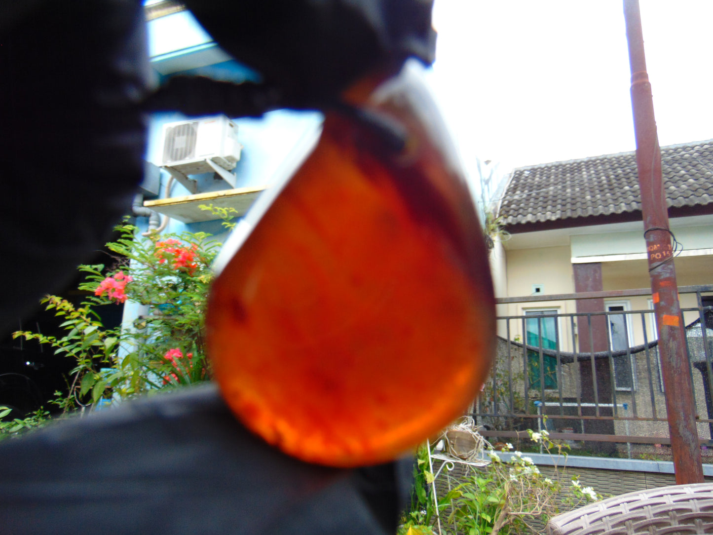 13 gram Pendant Indonesian Blue Amber for Healing PCA994