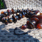267 gr Big Necklace Indonesian Dark Red Amber for Healing AL11