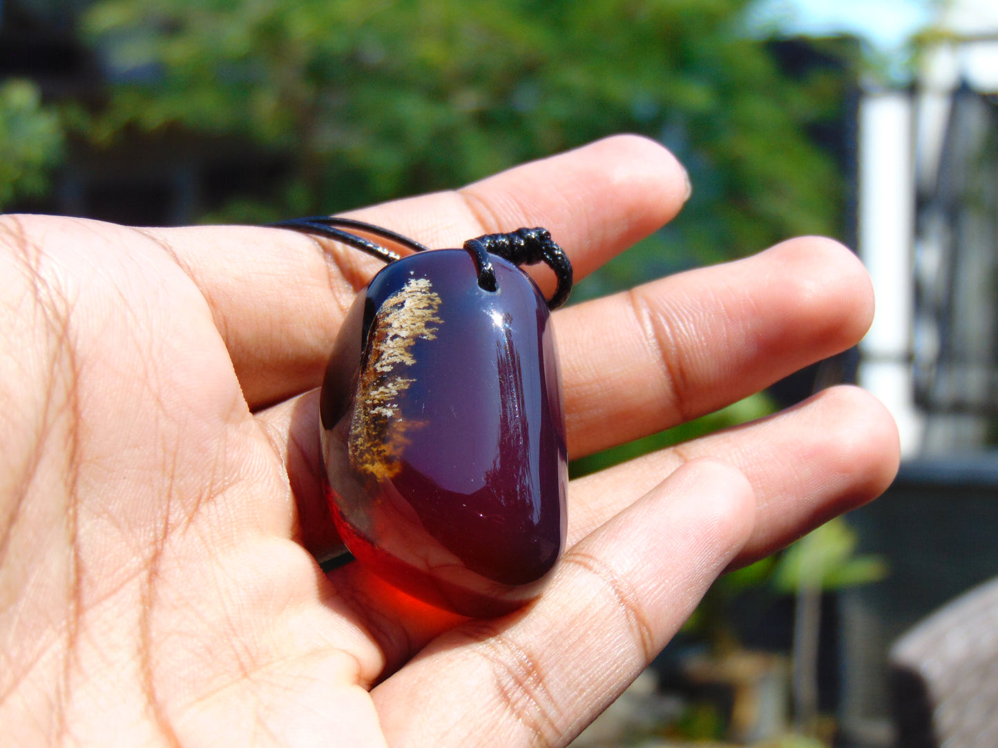 15 gram Pendant Indonesian Blue Amber for Healing 26Y228