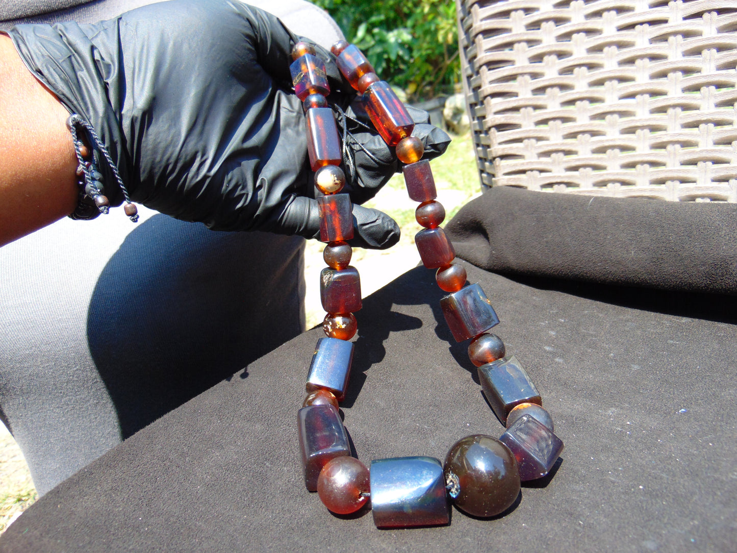 96 gram Small Beads Combination Necklace Indonesian Amber for Healing NK18