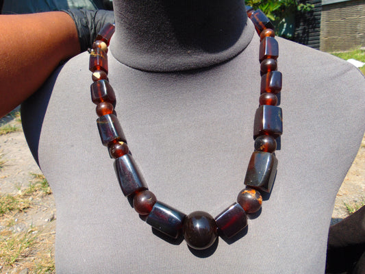 96 gram Small Beads Combination Necklace Indonesian Amber for Healing NK18