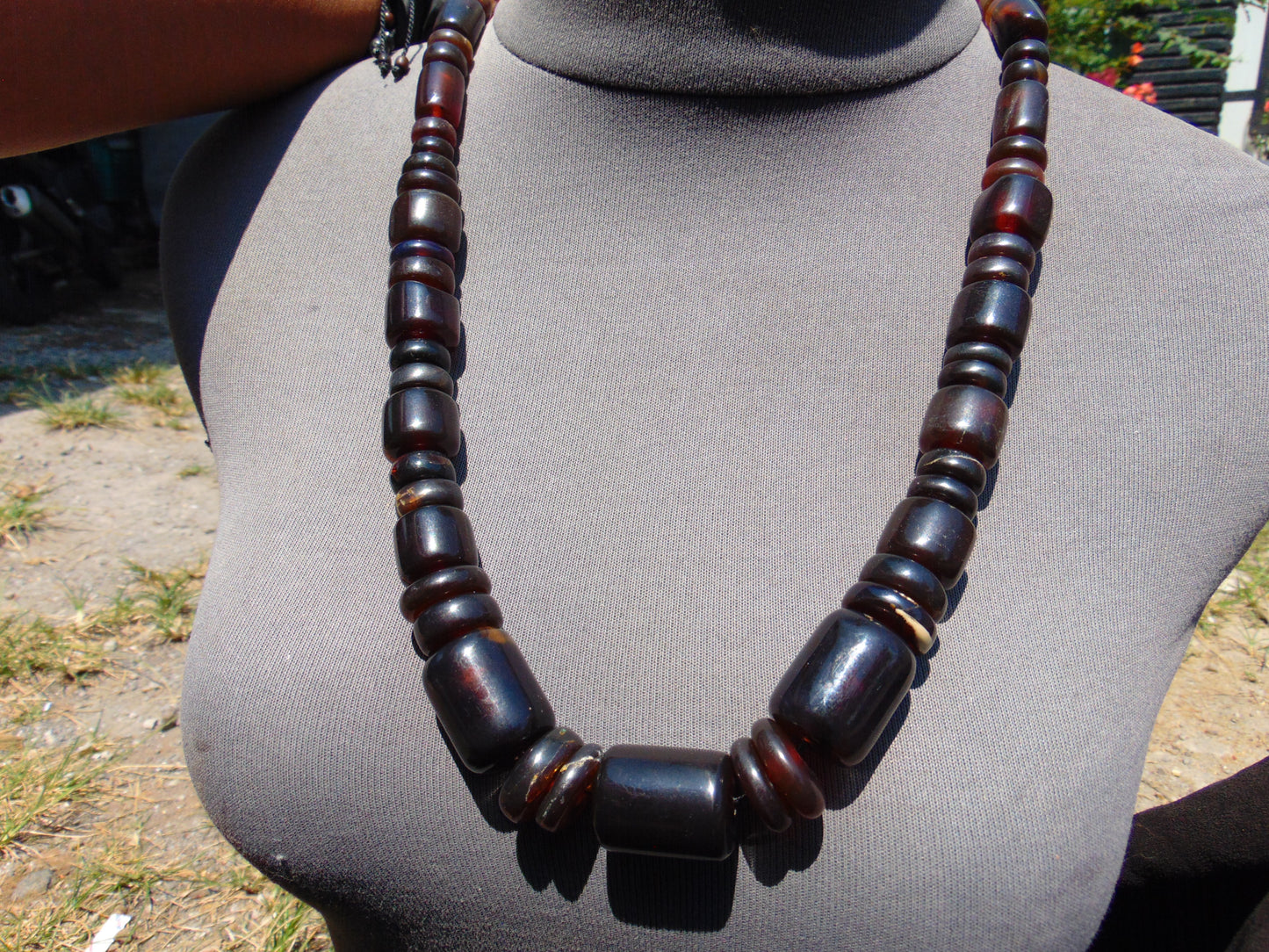74 gram Small Beads Combination Necklace Indonesian Amber for Healing NK25