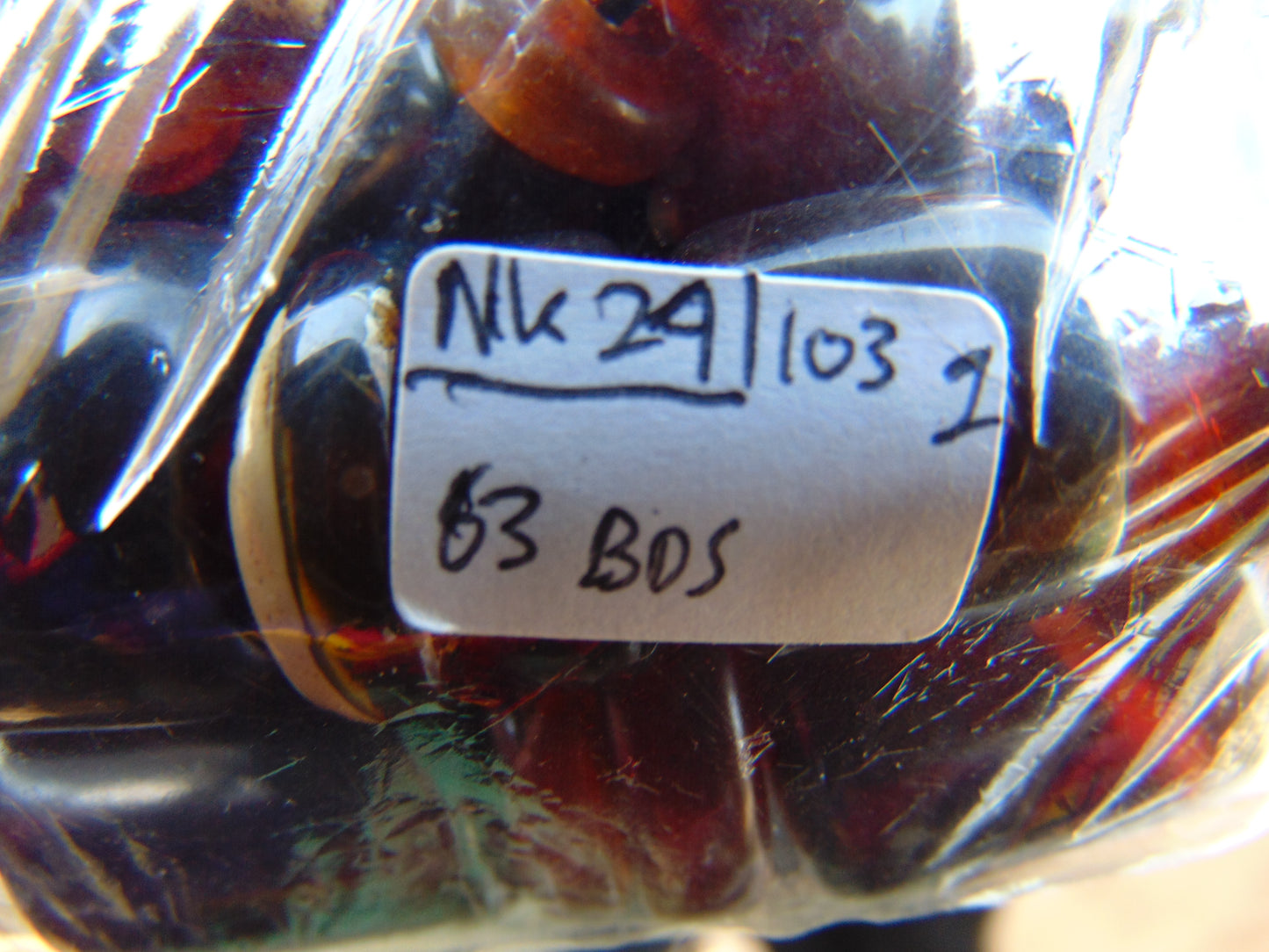 103 gram Small Beads Combination Necklace Indonesian Amber for Healing NK24