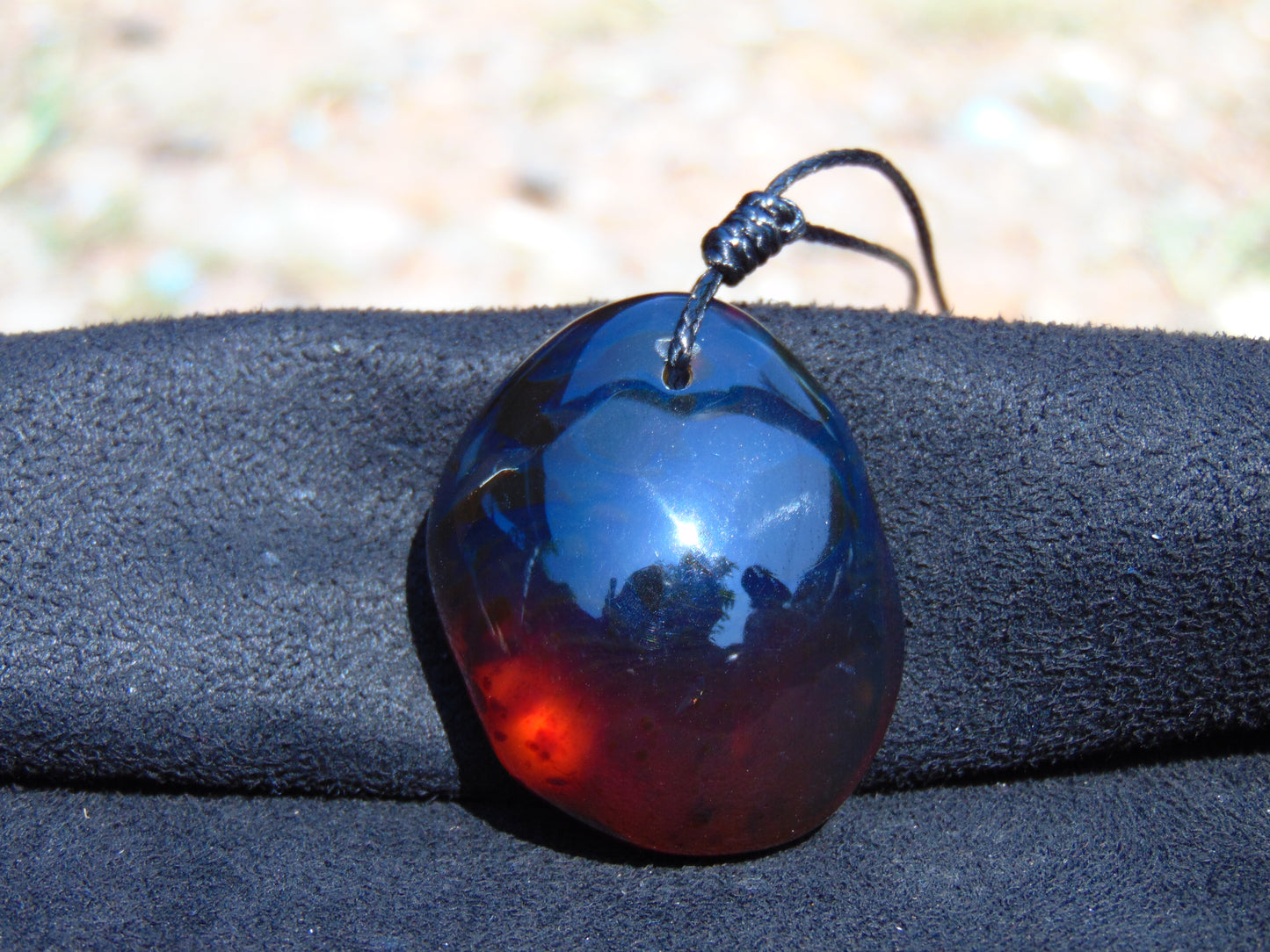 12 gram Pendant Indonesian Blue Amber for Healing 26Y227