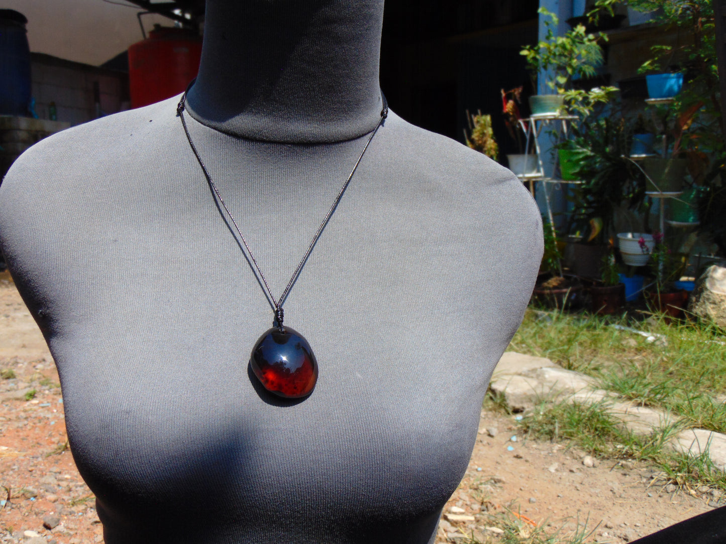 12 gram Pendant Indonesian Blue Amber for Healing 26Y227