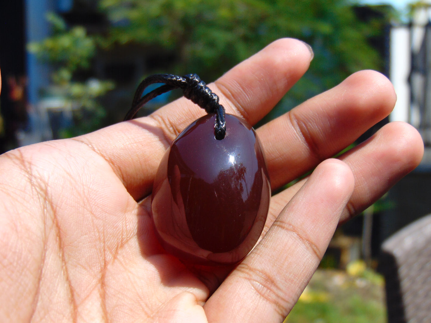 17 gram Pendant Indonesian Red Amber for Healing 26Y218