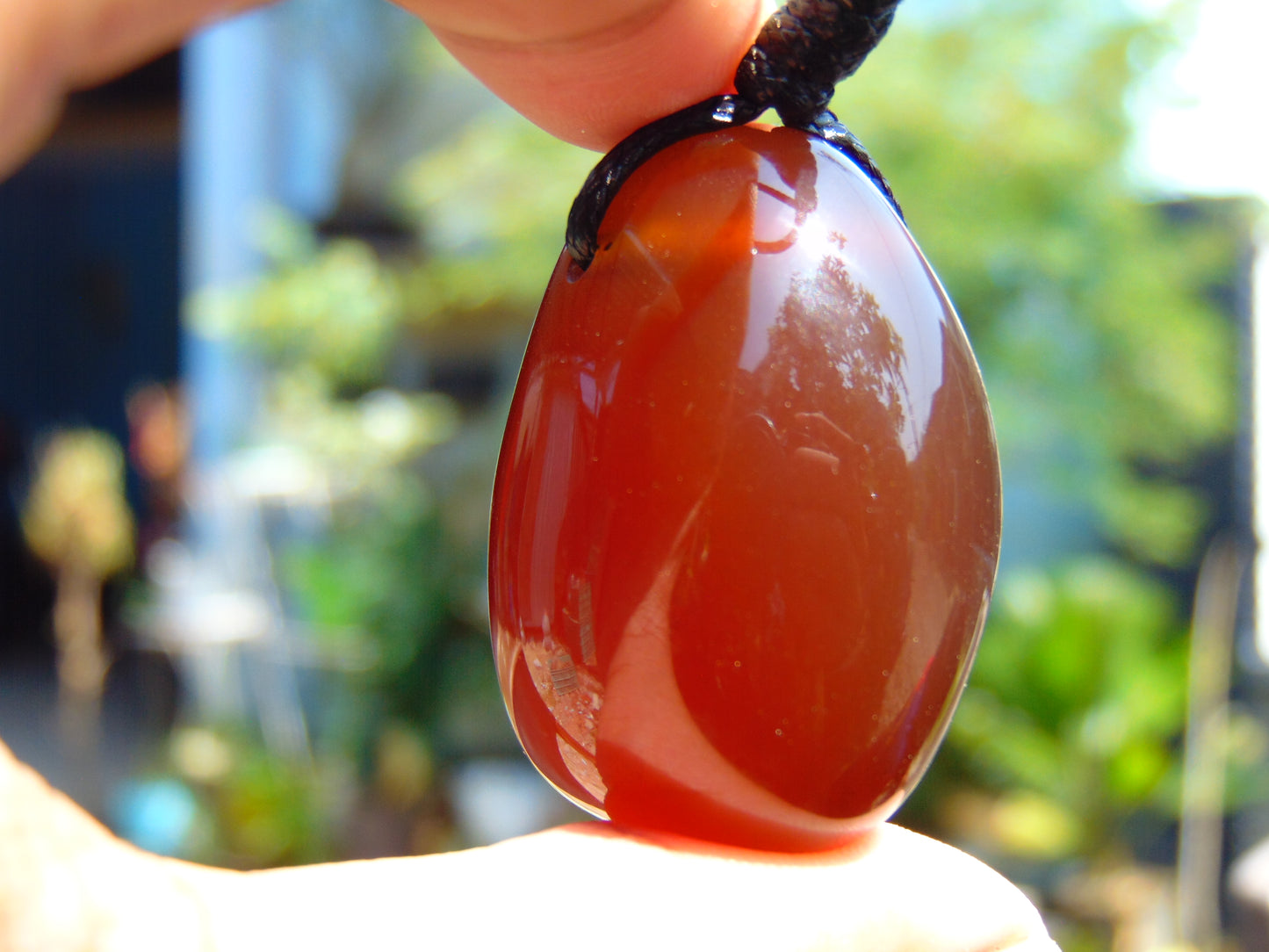17 gram Pendant Indonesian Red Amber for Healing 26Y218