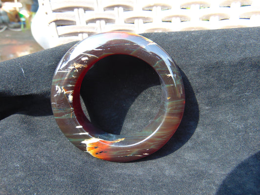 70 gr Big Bangle in hole 89x60x22 mm Indonesian Sumatra Amber for Healing 26B1