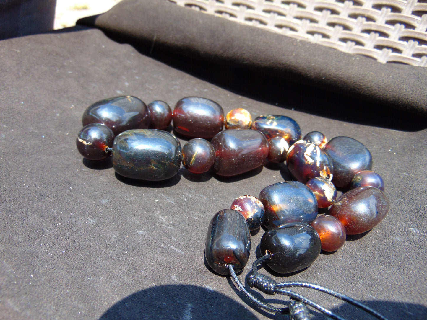 191 gram Small Beads Combination Necklace Indonesian Amber for Healing NK28