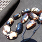 216 gr Big Necklace Indonesian Amber for Healing A11K35
