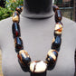 216 gr Big Necklace Indonesian Amber for Healing A11K35