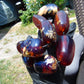 339 gr Big Necklace Indonesian Blue Amber for Healing A9K67