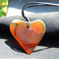 6 gr Heart Pendant Indonesian Amber for Healing 26Y128