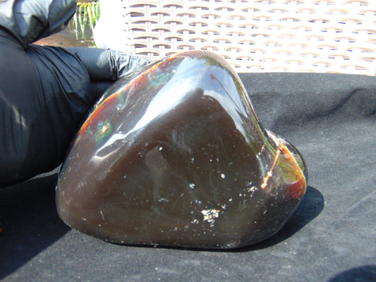 880 gr Full Polished 160x140x70 mm Indonesia Amber for Healing ML124