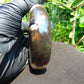 151 gram Round Flat 93x24 mm Indonesia Black White Amber for Healing ST58