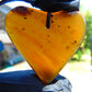 6 gr Heart Pendant Indonesian Amber for Healing 26Y128
