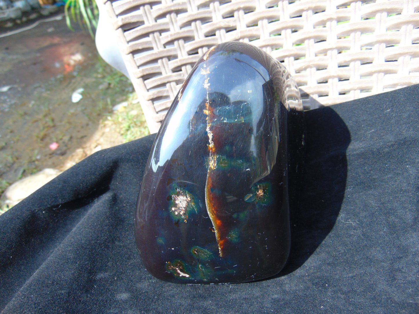 880 gr Full Polished 160x140x70 mm Indonesia Amber for Healing ML124